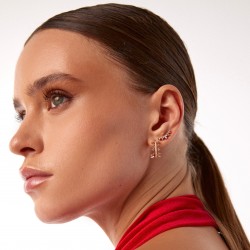 Baguette Minimal Küpe